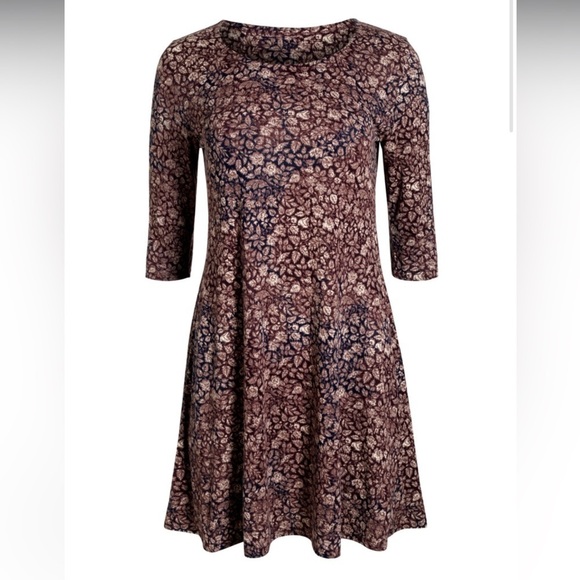 Peruvian Connection | Eloise Dress, Long Sleeve, Jersey Knit, Large - Picture 11 of 13